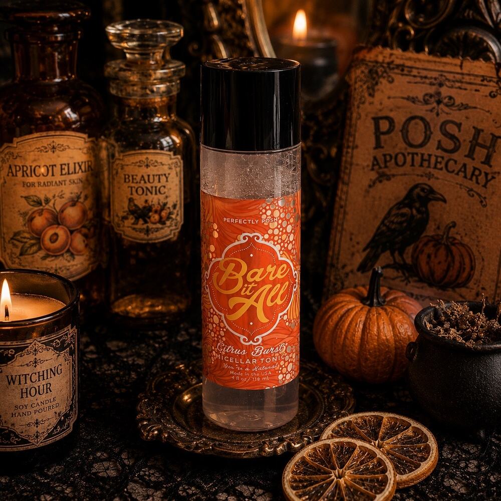 Perfectly Posh Bare It All Citrus Burst Micellar Tonic 4oz NEW Sealed Rare